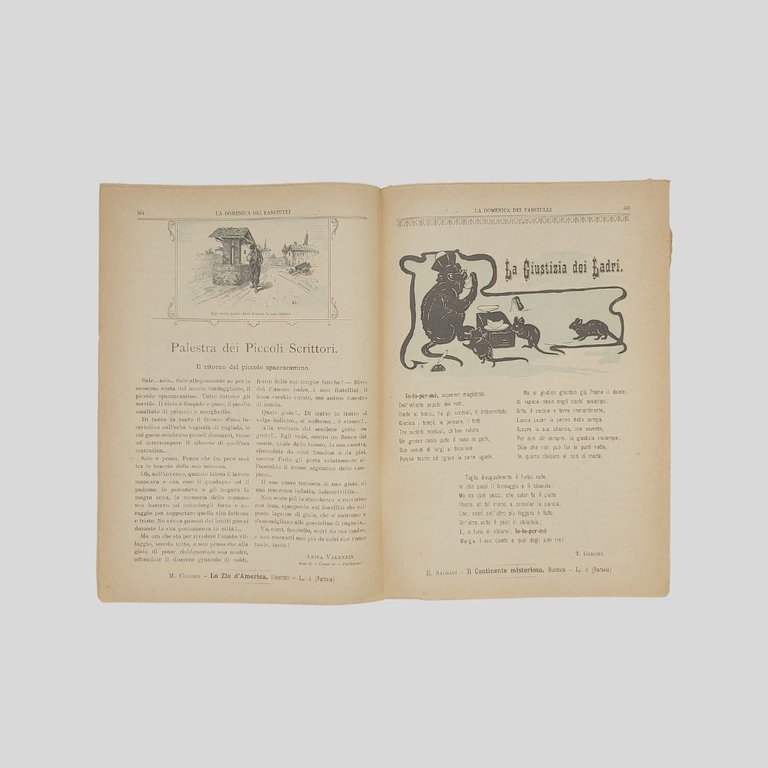 La domenica dei fanciulli. Giornale settimanale illustrato.