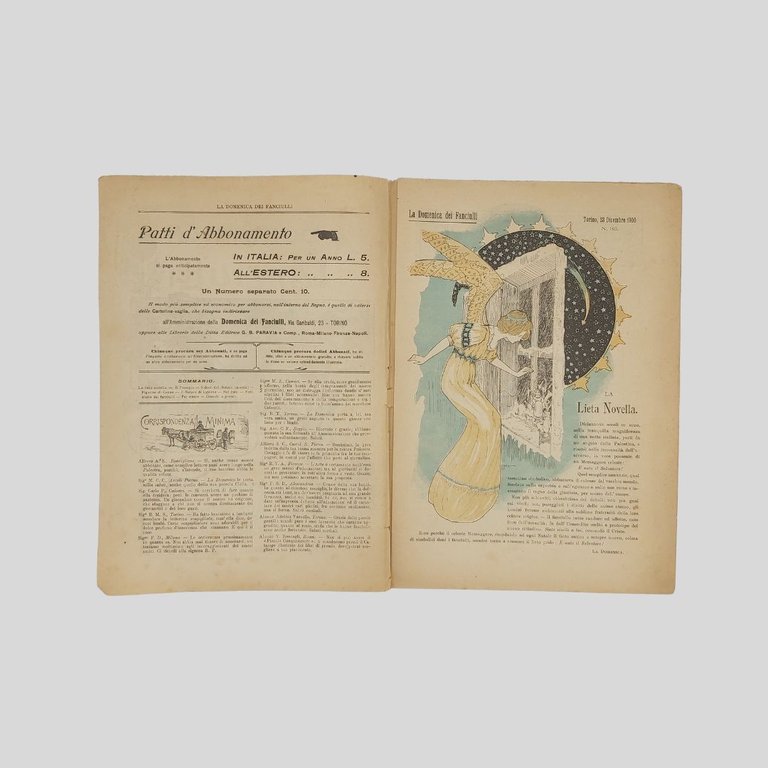 La domenica dei fanciulli. Giornale settimanale illustrato.