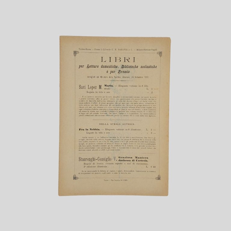 La domenica dei fanciulli. Giornale settimanale illustrato.