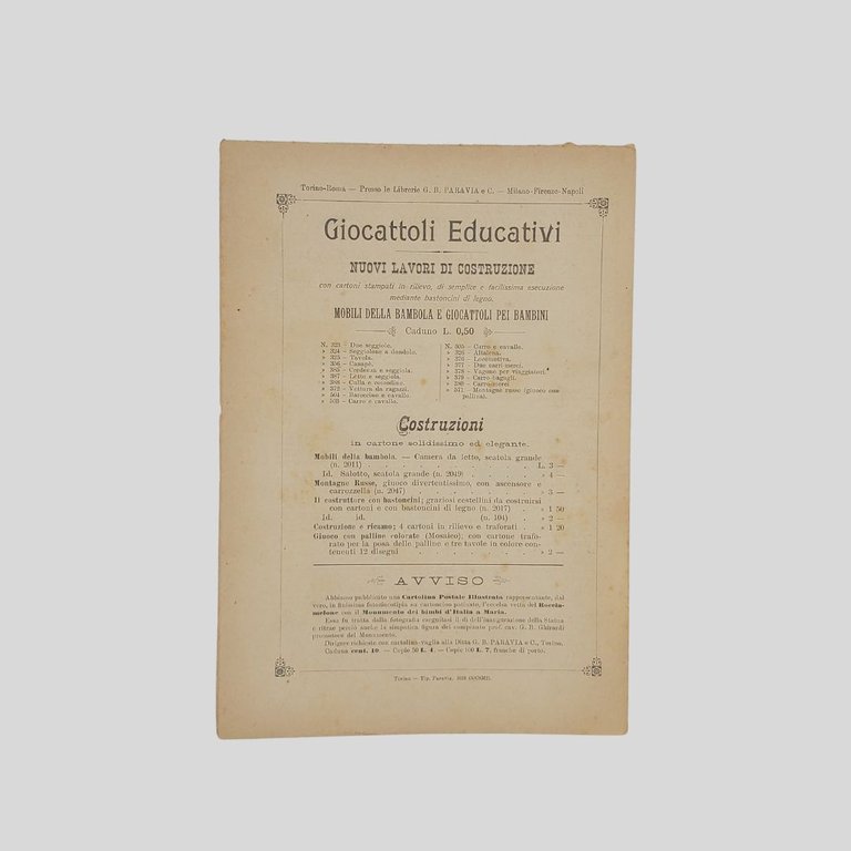 La domenica dei fanciulli. Giornale settimanale illustrato.