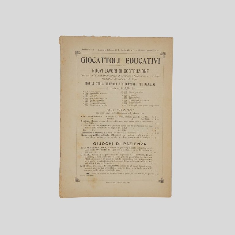 La domenica dei fanciulli. Giornale settimanale illustrato.