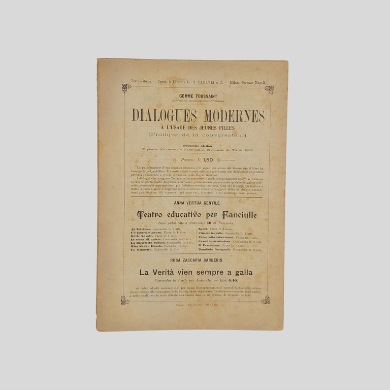 La domenica dei fanciulli. Giornale settimanale illustrato.