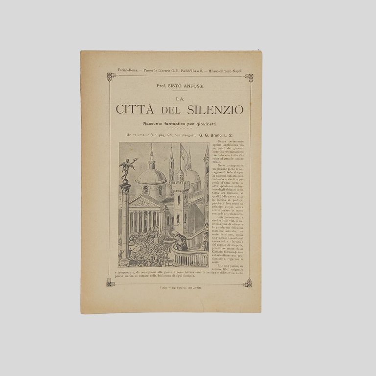 La domenica dei fanciulli. Giornale settimanale illustrato.