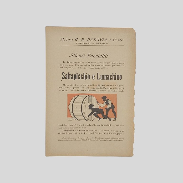 La domenica dei fanciulli. Giornale settimanale illustrato.