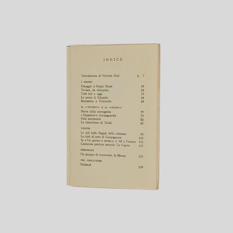 La Grande Recita. Introduzione di Vittorio Dini.