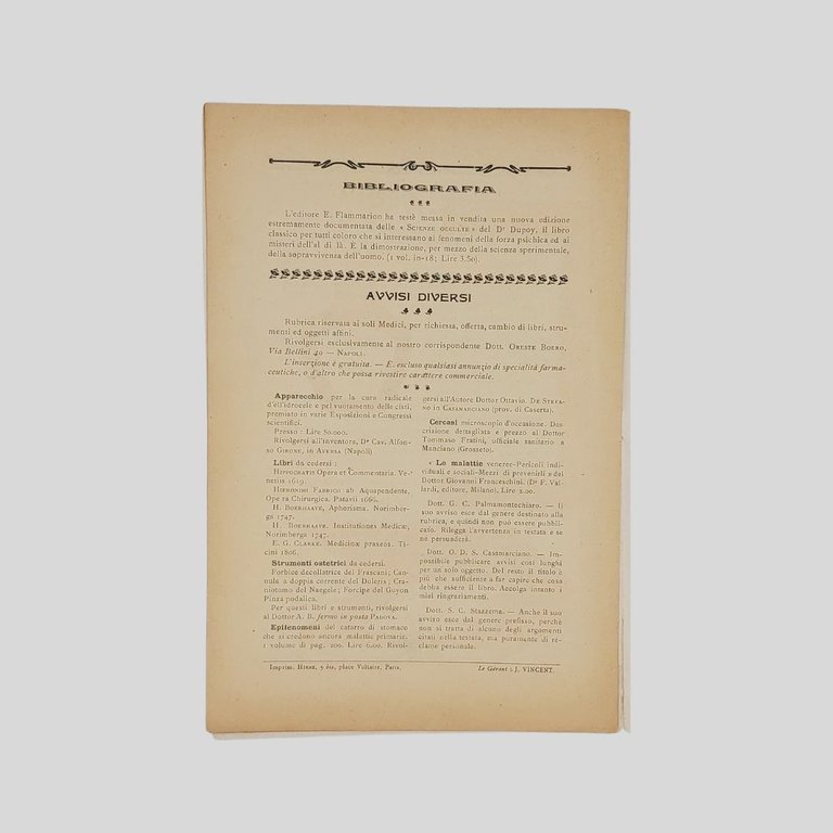 La Medicina Internazionale Illustrata. Rivista mensile. Analitica-Medica-Farmaceutica-Letteraria. Anno XI. Paris, …