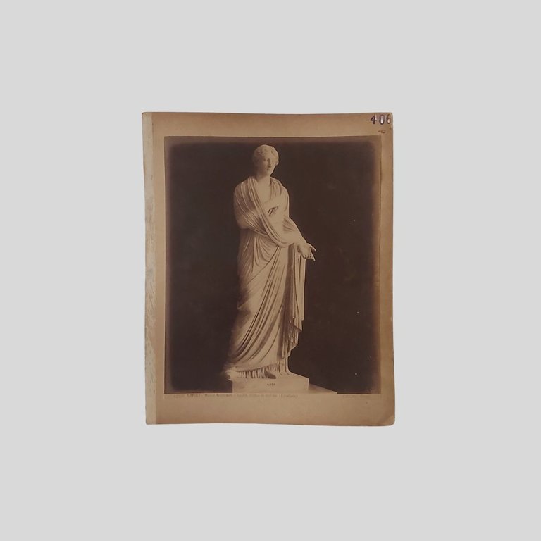 La Pudicizia. Napoli Museo Nazionale. Edizioni Brogi. | Immagine Gallery 2