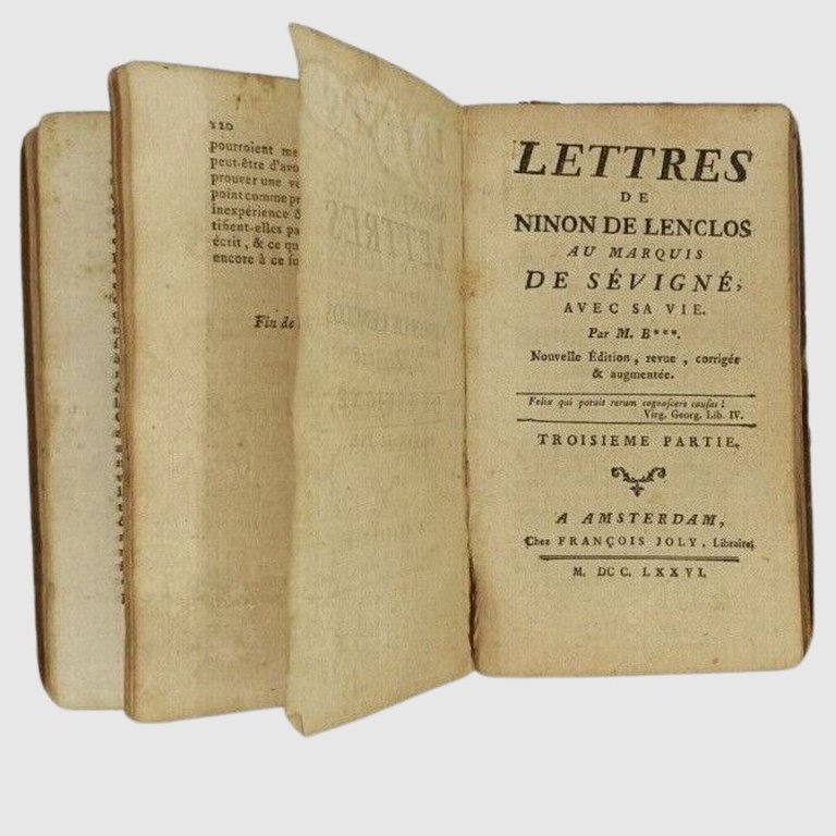 Lettres de Ninon de Lenclos au marquis de Sévigné avec … | Immagine Gallery 3