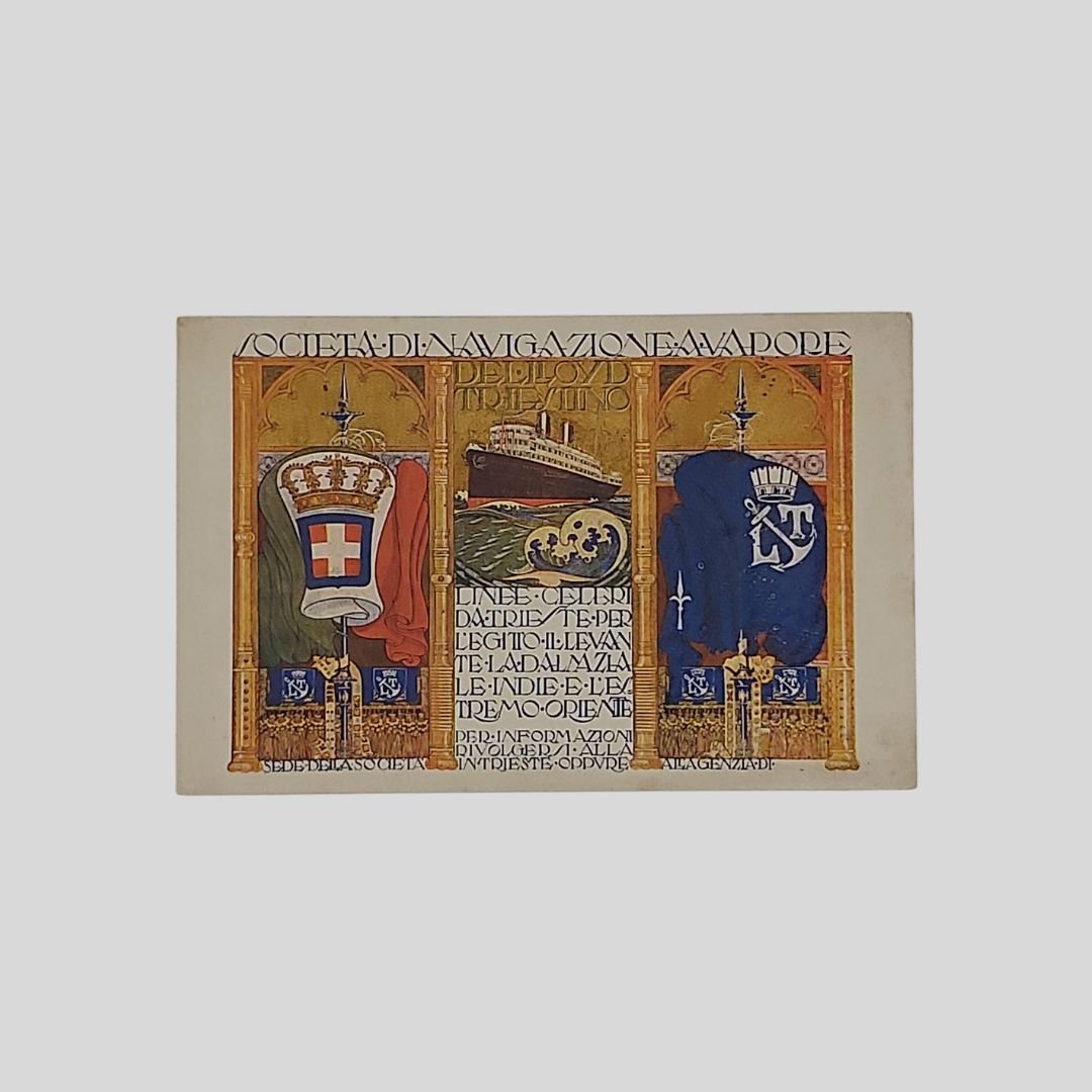 Lloyd Triestino. Società di navigazione a vapore. Nave Friuli.