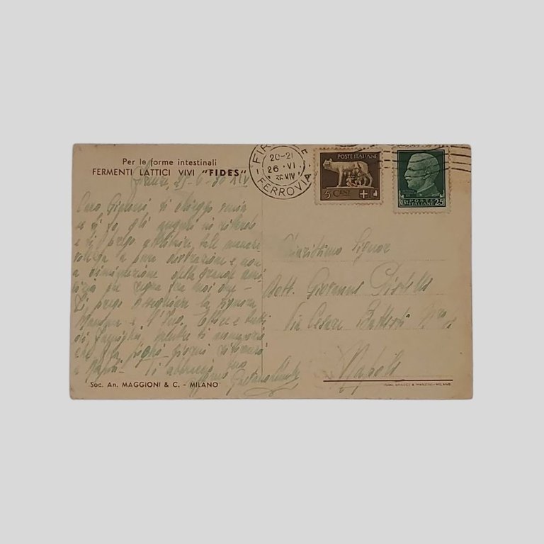 Maggioni. Fermenti lattici vivi “Fides”.