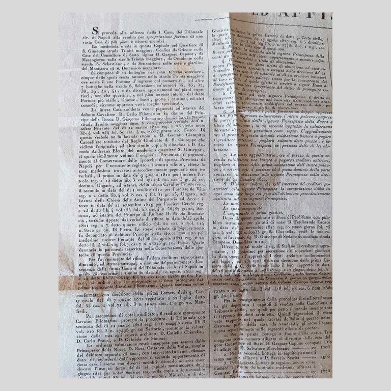 Manifesto. Avvisi e Affissi. Si procede alla vendita per spropriazione … | Immagine Gallery 9