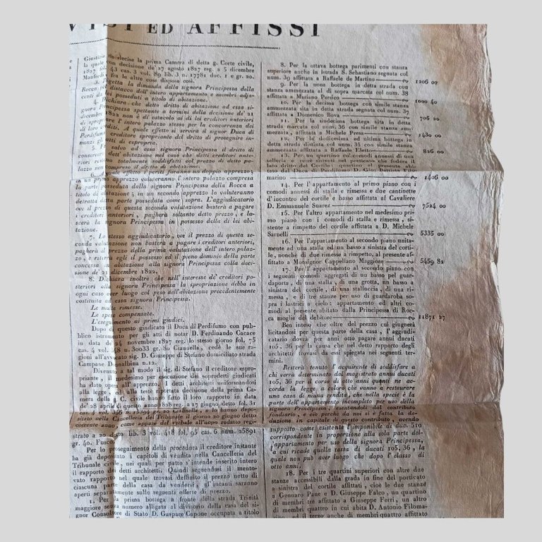Manifesto. Avvisi e Affissi. Si procede alla vendita per spropriazione … | Immagine Gallery 2