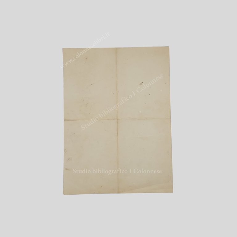 Minuta manoscritta coeva non in versione definitiva dell’Atto Sovrano del …