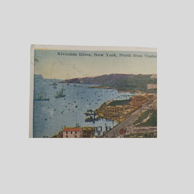New York. Riverside Drive, North from Viaduct.