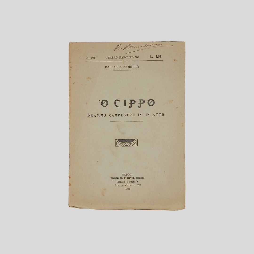 'O Cippo. Dramma campestre in un atto.