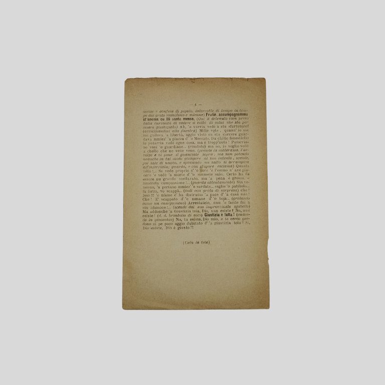 ' O Patibolo. Monologo Drammatico Napoletano. | Immagine Gallery 3