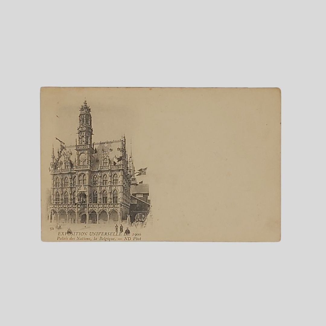 Paris. Exposition Universelle De 1900. Palais des Nations, la Belgique.