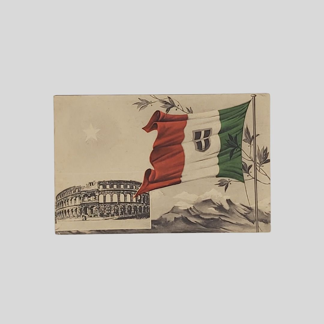 Pola. Arena con il tricolore.