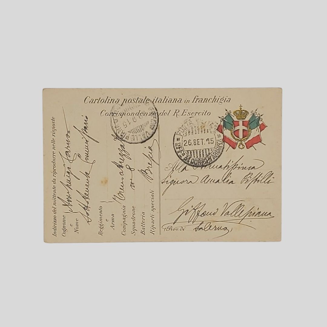 Posta militare. Zona di Guerra.