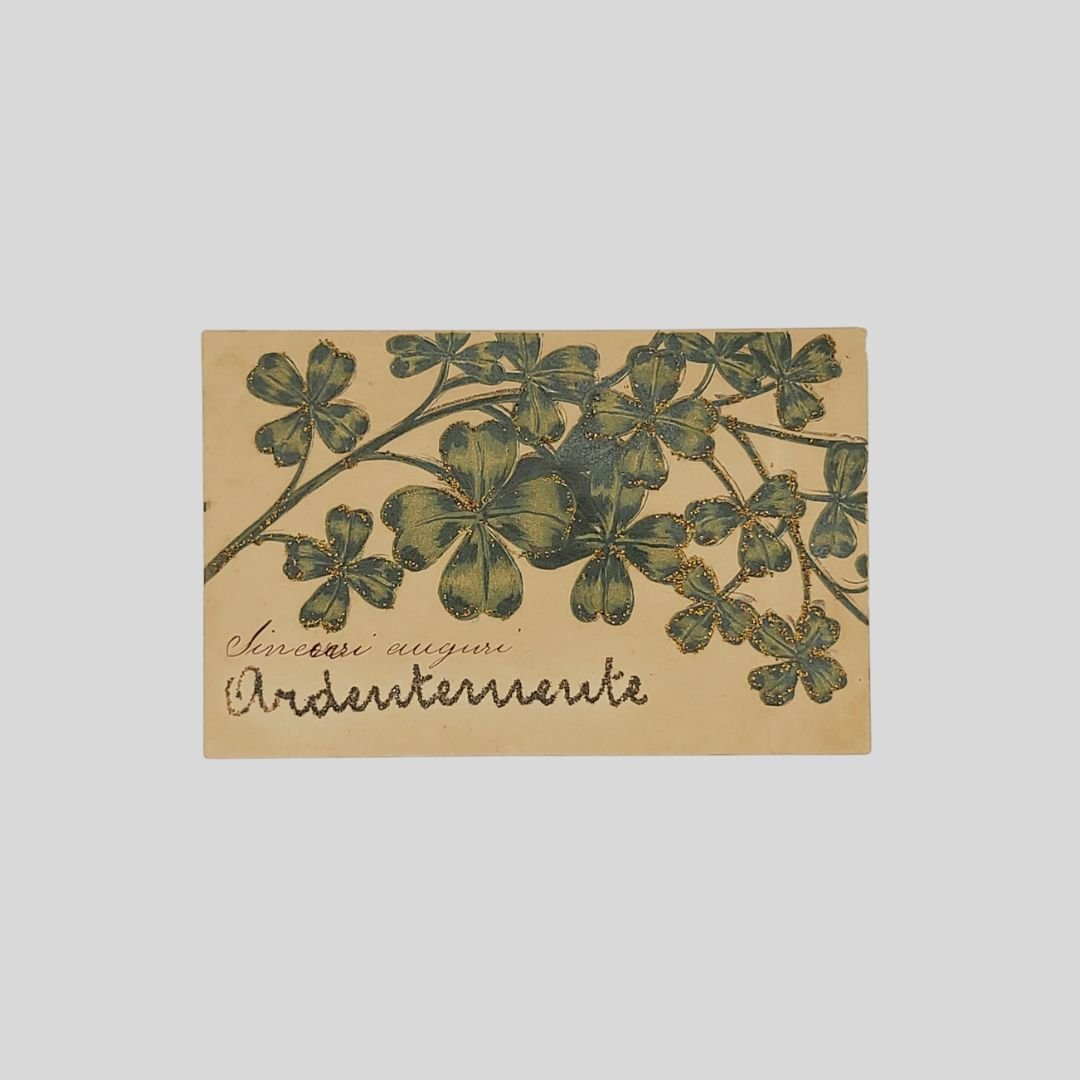 Quadrifogli. Sinceri auguri.