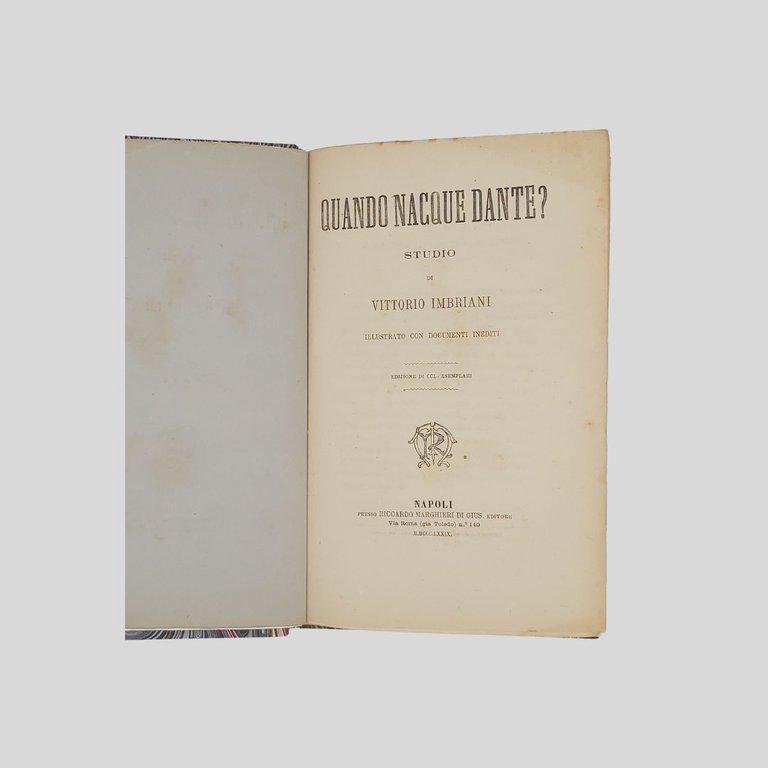 Quando nacque Dante? Studio di V. I. illustrato con documenti … | Immagine Gallery 2