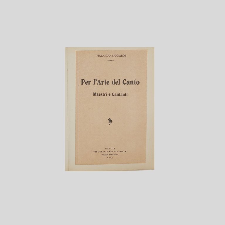 Ricciardiana. Omaggio a Riccardo Ricciardi. Seguito da un suo scritto … | Immagine Gallery 3