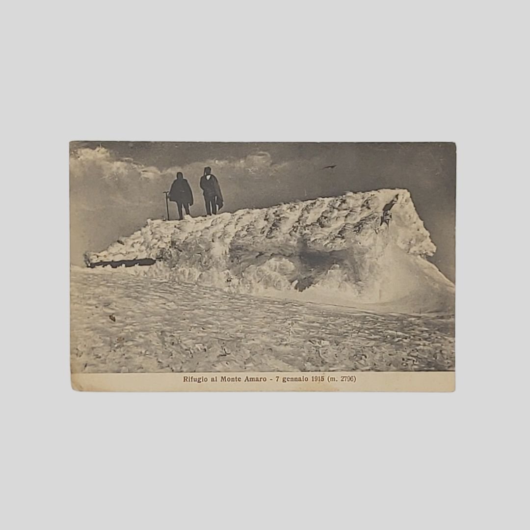 Rifugio al Monte Amaro – 7 gennaio 1915 (m. 2796).