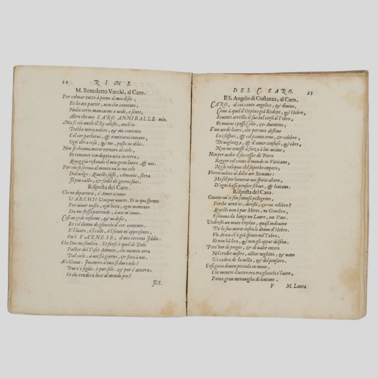 Rime del Commendatore Annibal Caro. Col privilegio di N. S. …