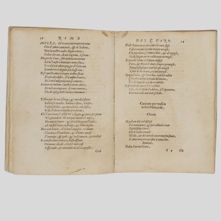 Rime del Commendatore Annibal Caro. Col privilegio di N. S. …