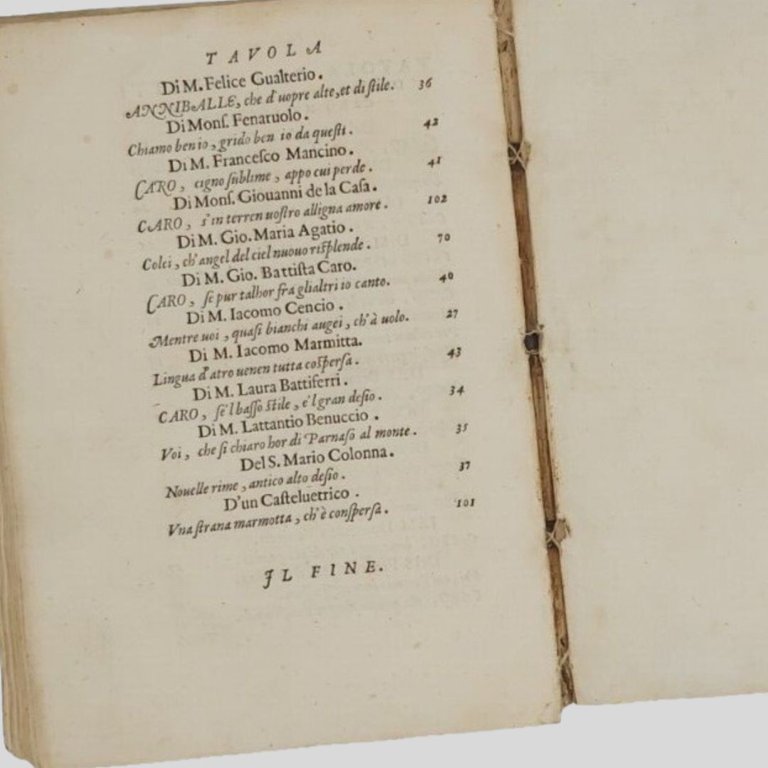 Rime del Commendatore Annibal Caro. Col privilegio di N. S. …