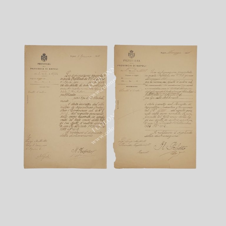 Ritratto fotografico con firma autografa a inchiostro marrone. Raro e …