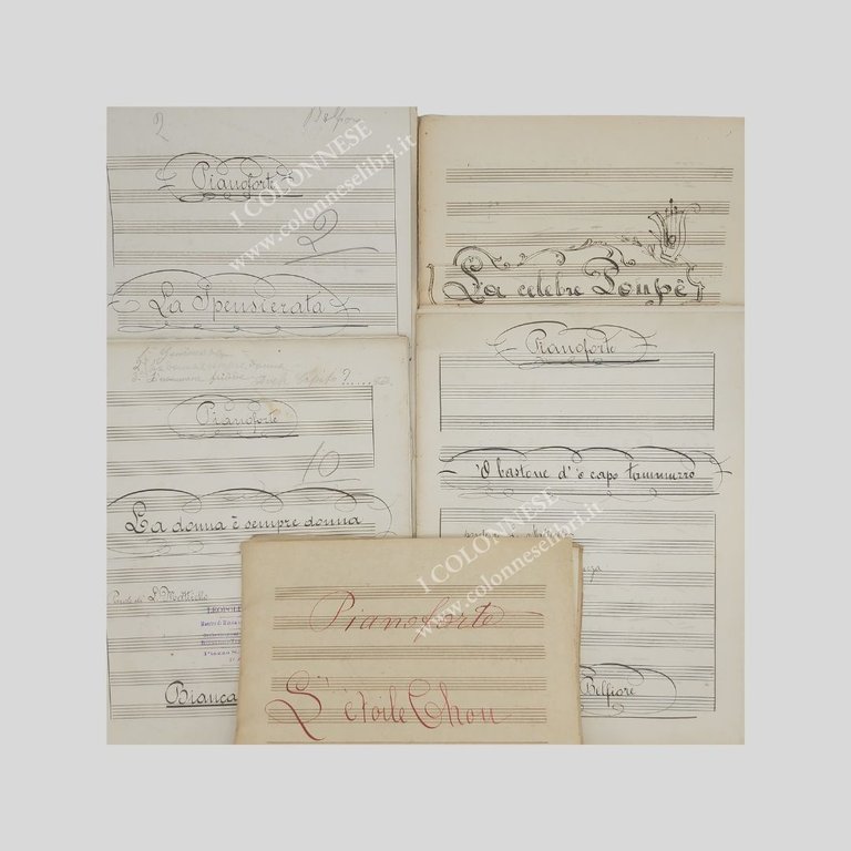 Ritratto fotografico con firma autografa a inchiostro marrone. Raro e …