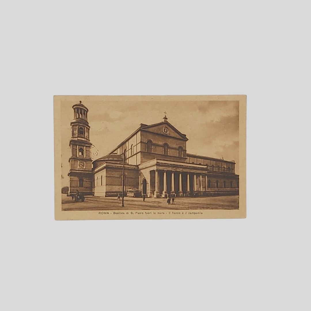 Roma. Basilica di S. Paolo fuori le mura. Il fianco …