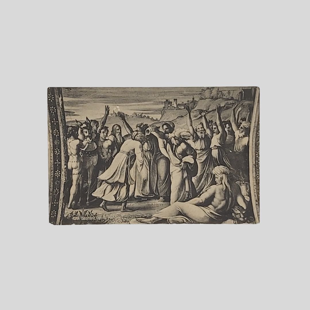 Roma. Salomone unto Re (Vaticano).