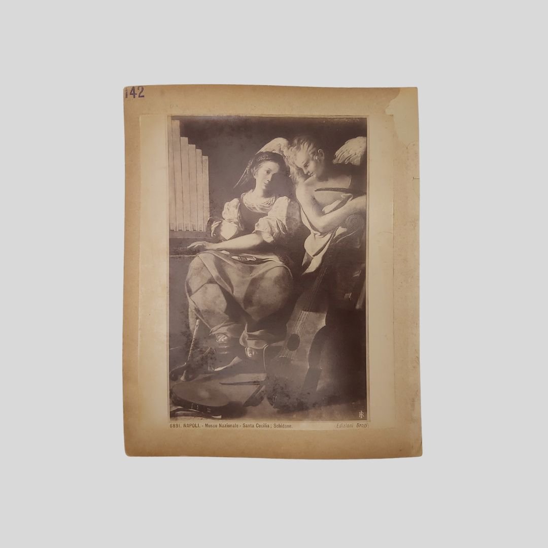 Santa Cecilia. Napoli Museo Nazionale. Edizioni Brogi. | Immagine principale