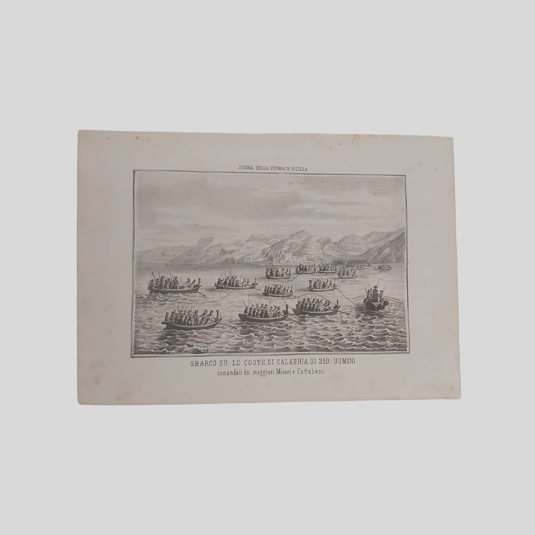 Sbarco sulle coste della Calabria di 250 uomini comandati dai …