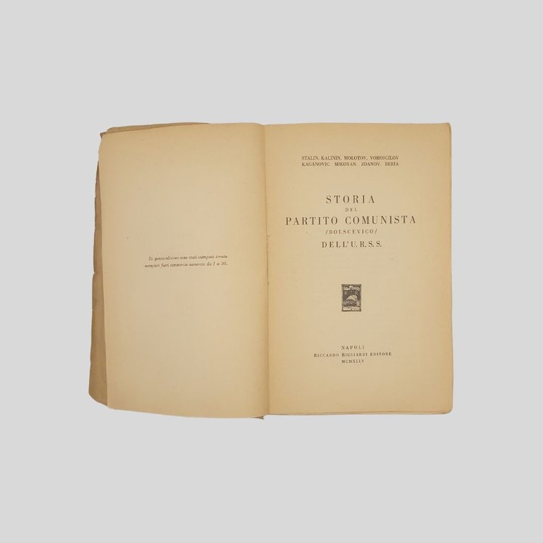 Storia del Partito Comunista /Bolscevico/ dell’U.R.S.S. | Immagine Gallery 2