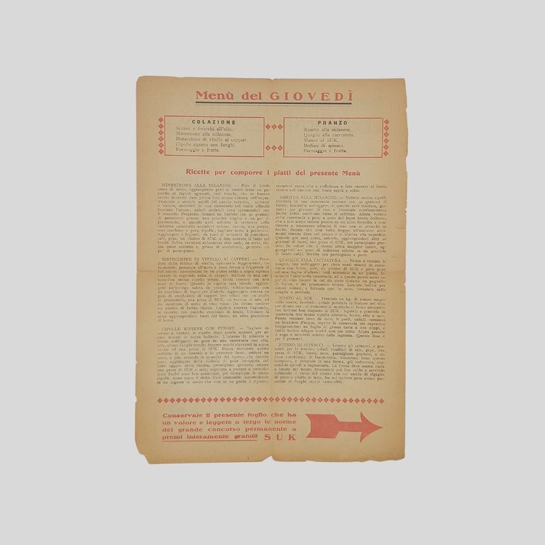 Suk Condimento aromatico. Menu del giovedì, dieci portate con con … | Immagine Gallery 2