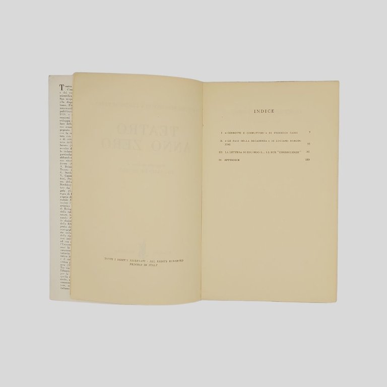 Teatro anno zero. In appendice una lettera di Eduardo De …
