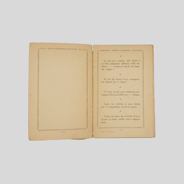 Tra i due sessi. Fioretti d’esperienza. (Chi legge è invitato … | Immagine Gallery 3