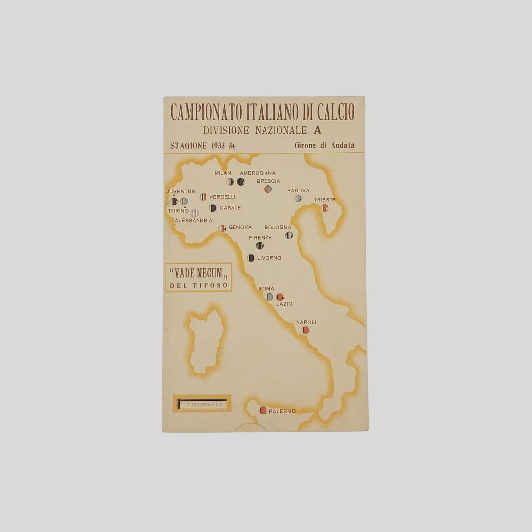 Vademecum del tifoso. Campionato Italiano di Calcio. Divisione Nazionale A. … | Immagine principale