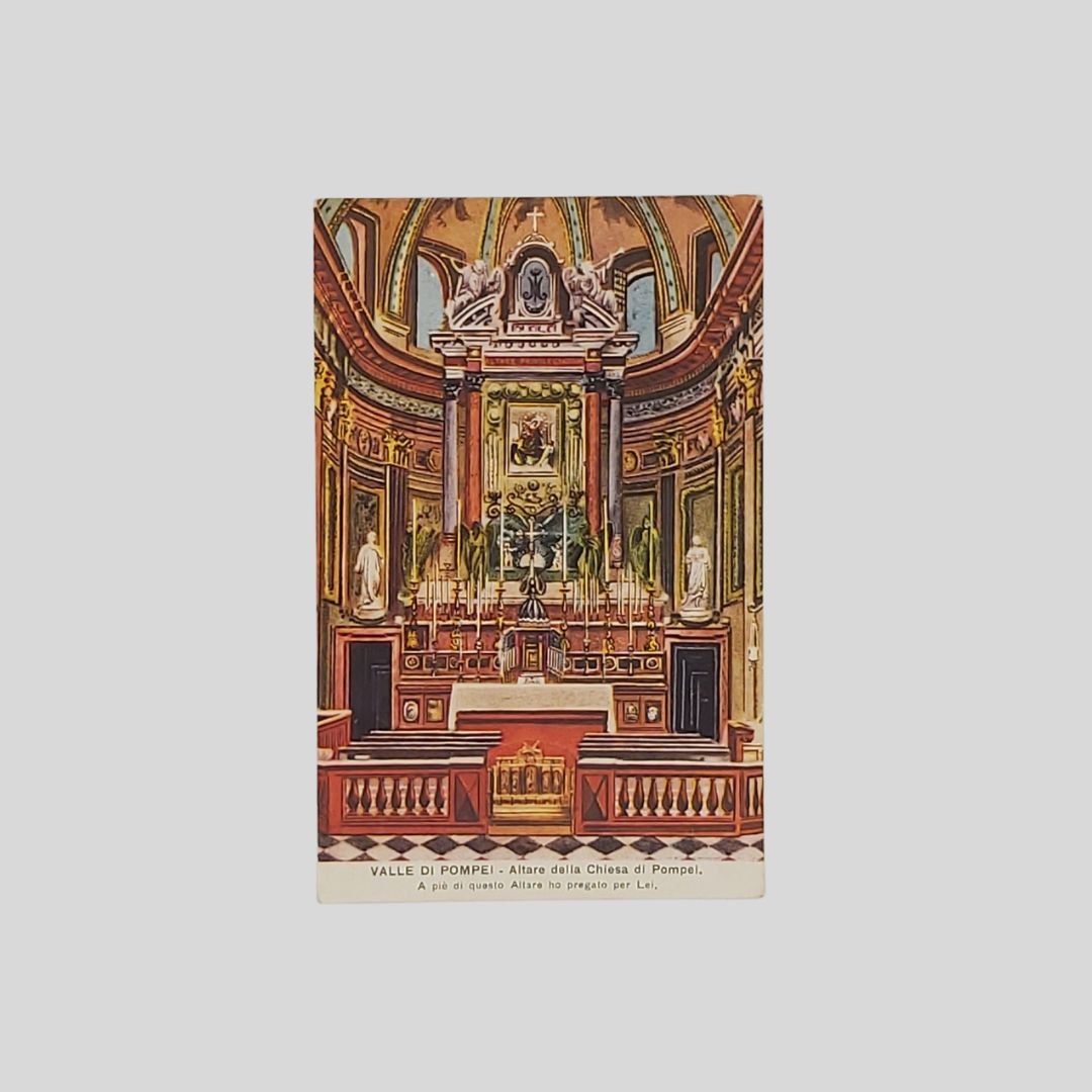 Valle di Pompei. Altare della Chiesa di Pompei.