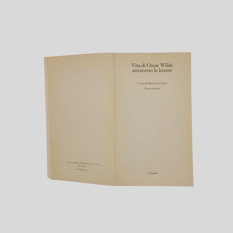 Vita di Oscar Wilde attraverso le lettere. A cura di … | Immagine Gallery 2