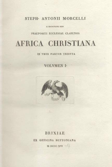 AFRICA CHRISTIANA IN TRES PARTES TRIBUTA. 1816-1817. | Immagine principale