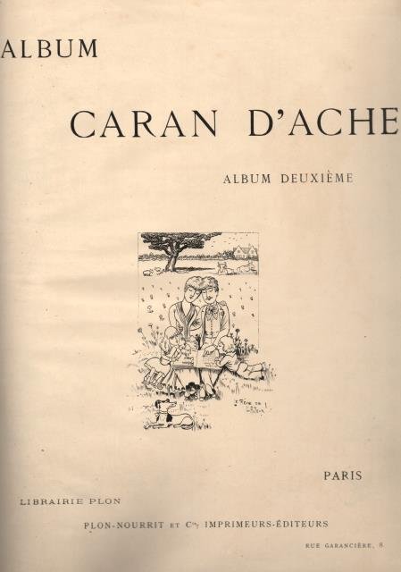 ALBUM CARAN D'ACHE. Première, Deuxième, Troisième. 1900 circa.