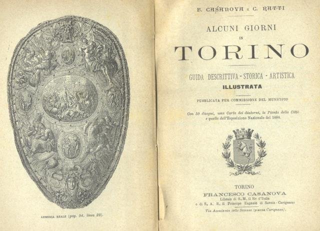 ALCUNI GIORNI IN TORINO. Guida descrittiva, storica, artistica illustrata, pubblicata …