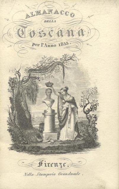 ALMANACCO DELLA TOSCANA PER L'ANNO 1833.