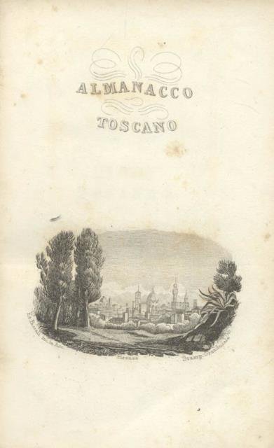 ALMANACCO TOSCANO PER L'ANNO 1859.