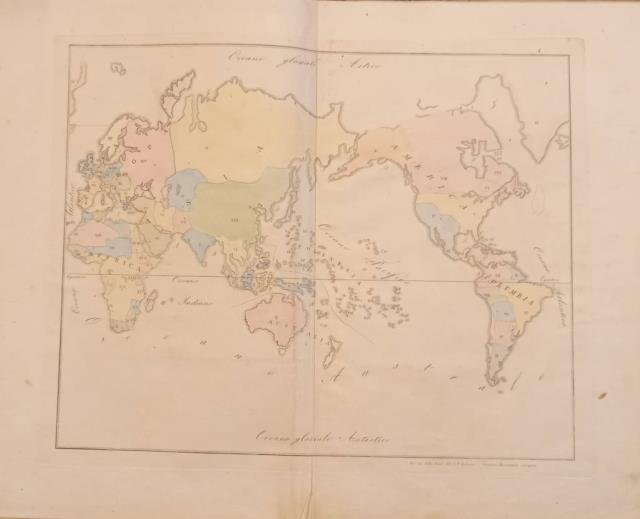 ATLANTE PER USO DELLA GEOGRAFIA DEL SIG. F. DE LUCA.