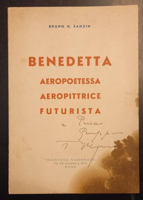 BENEDETTA AEROPOETESSA AEROPITTRICE FUTURISTA. (1939).